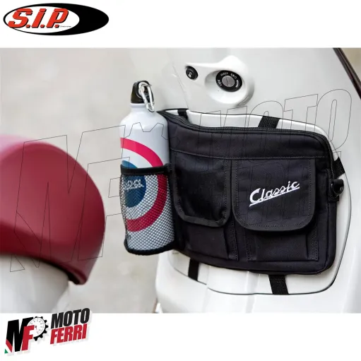 Borsa Nera Portaoggetti Universale Vespa PX GTS LX Primavera T5 125 150 200 300