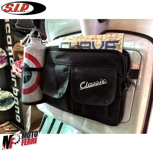 Borsa Nera Portaoggetti Universale Vespa PX GTS LX Primavera T5 125 150 200 300