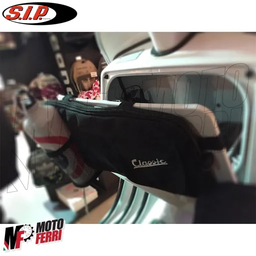Borsa Nera Portaoggetti Universale Vespa PX GTS LX Primavera T5 125 150 200 300