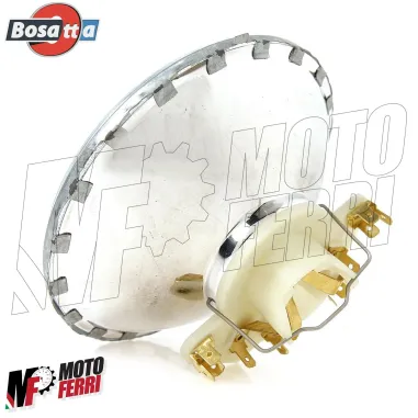 MF1060 - Faro Anteriore Vespa 50 SS 90 SS 125 150 Super Portalampada in plastica