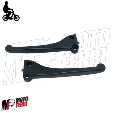 MF0547 Kit 2 Leva Destra Sinistra Nylon Nera plastica Piaggio Ciao SI Garelli