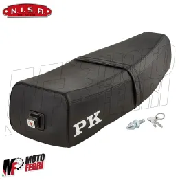 MF0038 Sella lunga Fondo in lamiera Vespa PK 50 125 XL con Logo PK laterale 2