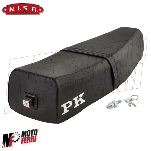 MF0038 Sella lunga Fondo in lamiera Vespa PK 50 125 XL con Logo PK laterale