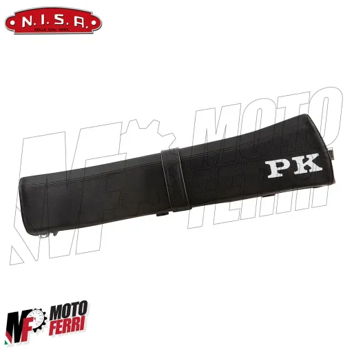 MF0038 Sella lunga Fondo in lamiera Vespa PK 50 125 XL con Logo PK laterale