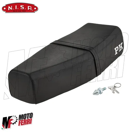 MF0038 Sella lunga Fondo in lamiera Vespa PK 50 125 XL con Logo PK laterale