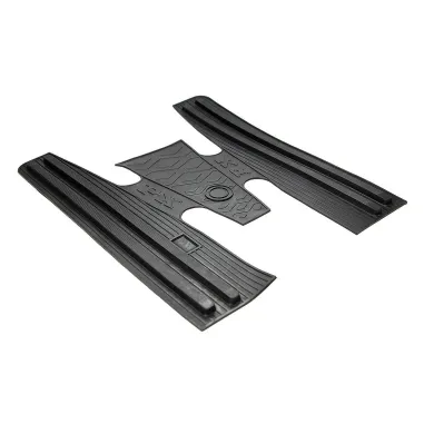 MF0403 Tappeto Centrale nero in Gomma scritte PX Vespa 125 150 200 Arcobaleno