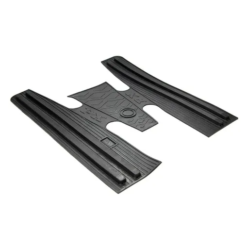 MF0403 Tappeto Centrale nero in Gomma scritte PX Vespa 125 150 200 Arcobaleno