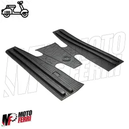 MF0403 Tappeto Centrale nero in Gomma scritte PX Vespa 125 150 200 Arcobaleno 2