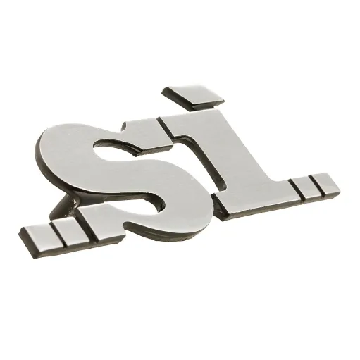 Targhetta Piaggio SI per Fiancata bandelle carterino laterale in Alluminio