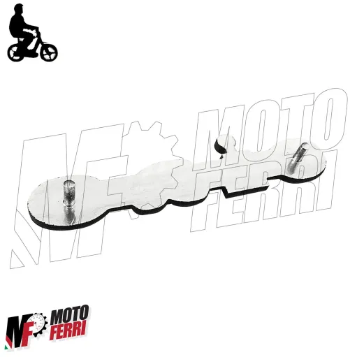 Targhetta Piaggio Ciao / Px in Alluminio per Carterino Fiancata Laterale 163966