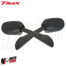Coppia specchietti retrovisori Sinistro e Destro Yamaha 500 TMAX da 2001 a 2007 2