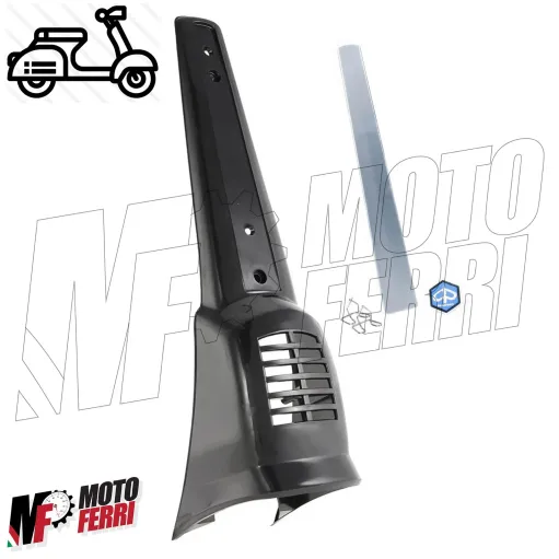 Mascherina Nasello Copristerzo Nera con Modanatura Logo Vespa 50 Special R L N