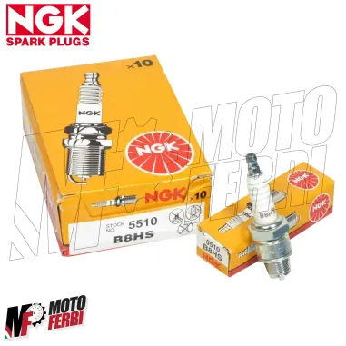 Scatola 10 Candele Candela Motore NGK B8HS Vespa 50 125 150 Passocorto