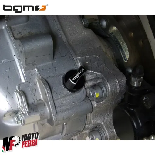 MF1110 - Tappo Controllo Olio Trasmission Alluminio BGM Piaggio Vespa GTS 300 IE