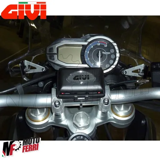 MF3033 Custodia Porta Telepass Adesivo Givi Universale Moto Scooter S602