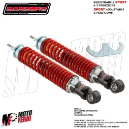 MF1761 Ammortizzatori Posteriori Carbone Regolabili Vespa GT GTS Super HPE GTV 2