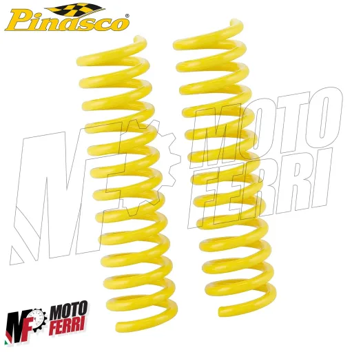 Kit Coppia Molle Forcella Anteriore Gialle Rinforzate Pinasco Piaggio Ciao PX 50