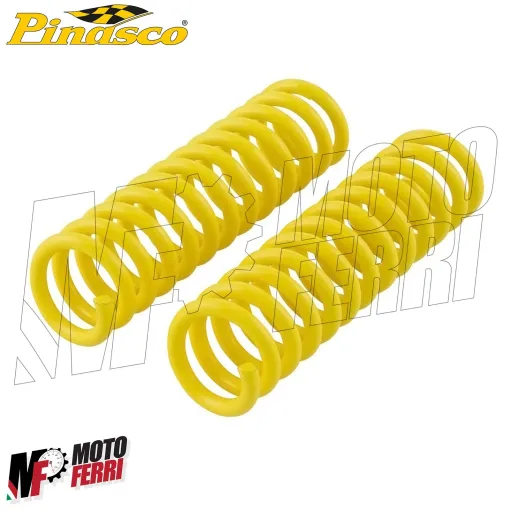 Kit Coppia Molle Forcella Anteriore Gialle Rinforzate Pinasco Piaggio Ciao PX 50
