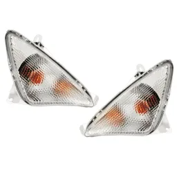 MF2573 Frecce Anteriori Trasparenti Destra Sinistra Yamaha 500 TMAX 2001 - 2007