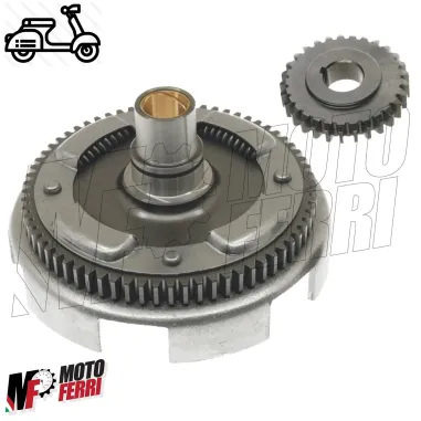 CAMPANA FRIZIONE RAPPORTI ALLUNGATI 29-68 DENTI DRITTI VESPA 50 SPECIAL L R N