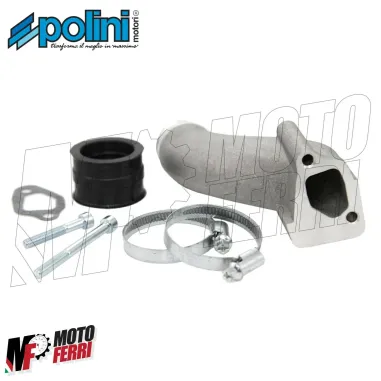 Collettore Aspirazione Polini Carburatore PWK 24 26 28 30 Vespa 50 Special R L N 125 ET3 PRIMAVERA