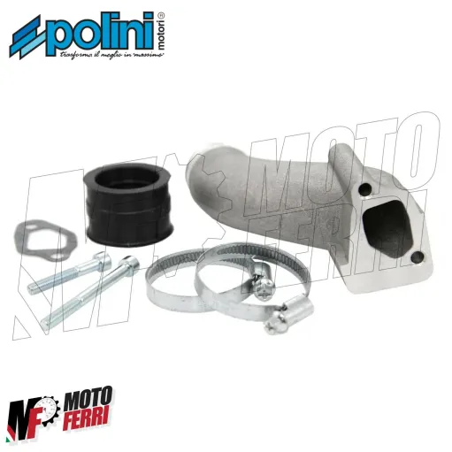 Collettore Aspirazione Polini Carburatore PWK 24 26 28 30 Vespa 50 Special R L N 125 ET3 PRIMAVERA