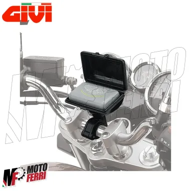 MF3044 Custodia Givi Porta Telepass Fissaggio al Manubrio Universale Moto S601