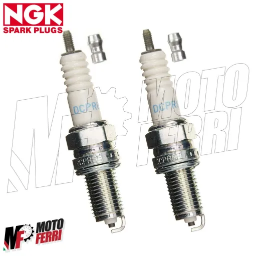 MF2437 - Kit 2 Candele NGK DCPR8E GS Monster 600 696 796 Hypermotard Multistrada