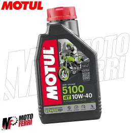 MF1601 Olio Motore Motul 5100 10w40 Technosynthese Estere MA2 4T Moto 1 Lt 2