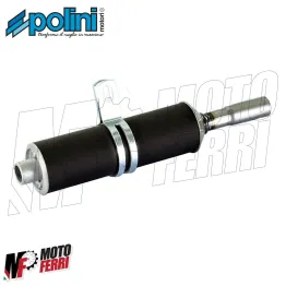 Silenziatore Polini in Alluminio Diametro 18 Marmitta Scooter Lana di Vetro 2T 2