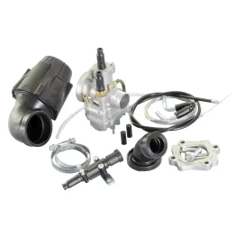 MF0265 Impianto Alimentazione Polini Carburatore CP 21 + collettore + filtro per Minarelli Orizzontale 50 2t
