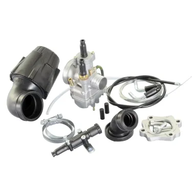 MF0265 Impianto Alimentazione Polini Carburatore CP 21 + collettore + filtro per Minarelli Orizzontale 50 2t