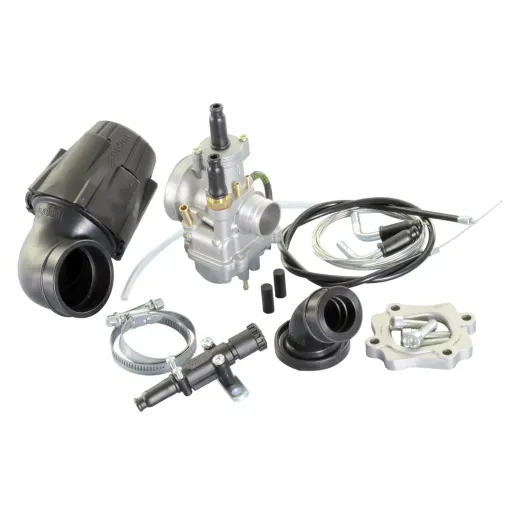 MF0265 Impianto Alimentazione Polini Carburatore CP 21 + collettore + filtro per Minarelli Orizzontale 50 2t