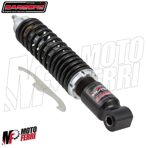 MF3045 Ammortizzatore anteriore Carbone Hi-Tech molla nera per Vespa 125 300 GTS Super Forcella ESS