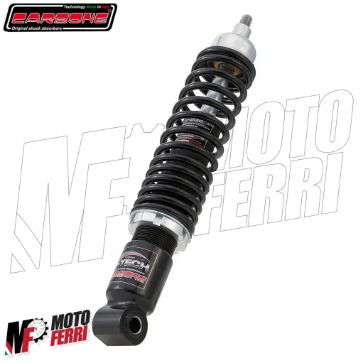 MF3045 Ammortizzatore anteriore Carbone Hi-Tech molla nera per Vespa 125 300 GTS Super Forcella ESS