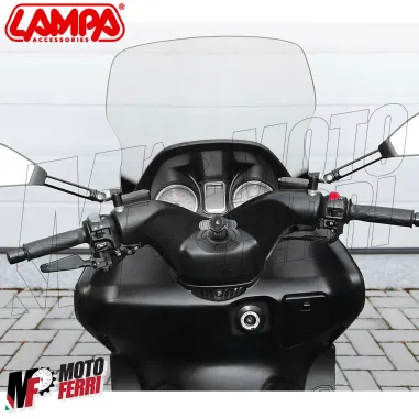 MF3046 Supporto adesivo + custodia Universale Smartphone per Yamaha 500 TMAX 2001 - 2007