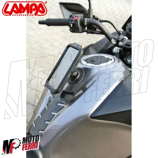 MF3046 Supporto adesivo + custodia Universale Smartphone per Yamaha 500 TMAX 2001 - 2007