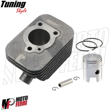 Kit Cilindro Pistone Completo Spinotto 10 Tipo Originale DM 38,2 Piaggio Si Ciao Bravo