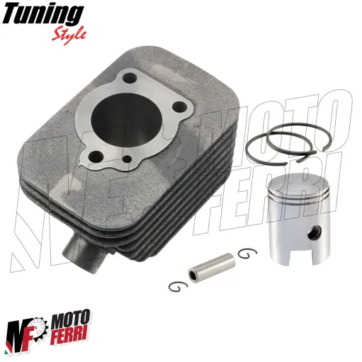 Kit Cilindro Pistone Completo Spinotto 10 Tipo Originale DM 38,2 Piaggio Si Ciao Bravo