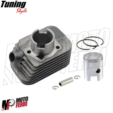 Kit Cilindro Pistone Completo Spinotto 10 Tipo Originale DM 38,2 Piaggio Si Ciao Bravo