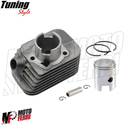 Kit Cilindro Pistone Completo Spinotto 10 Tipo Originale DM 38,2 Piaggio Si Ciao Bravo