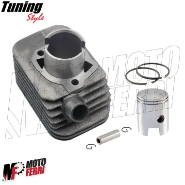 Kit Cilindro Pistone Completo Spinotto 10 Tipo Originale DM 38,2 Piaggio Si Ciao Bravo