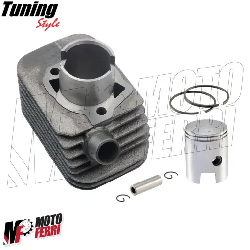 Kit Cilindro Pistone Completo Spinotto 10 Tipo Originale DM 38,2 Piaggio Si Ciao Bravo