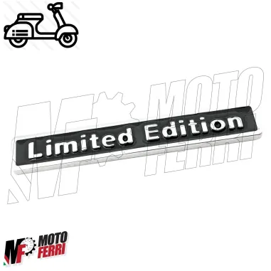 MF0518 Fregio Targhetta Adesiva "Limited Edition" Scudo Cofano per Vespa 50 125 Special R PX ET3 PK
