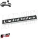 MF0518 Fregio Targhetta Adesiva "Limited Edition" Scudo Cofano per Vespa 50 125 Special R PX ET3 PK
