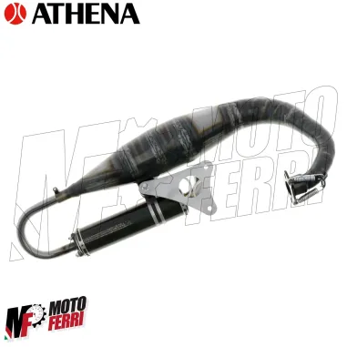 MF3049 Marmitta scarico Athena Racing Silenziatore Carbonio per MBK Booster Spirit R Naked BWS 50 2T