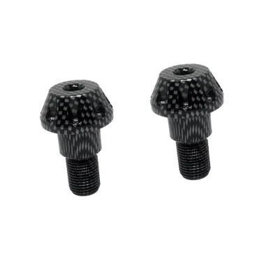 MF2466 Kit 2 Stabilizzatori Manubrio Manopole Carbonio Yamaha TMAX 500 530 560