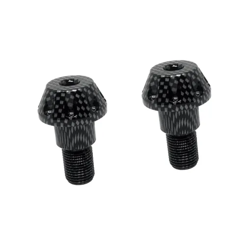 MF2466 Kit 2 Stabilizzatori Manubrio Manopole Carbonio Yamaha TMAX 500 530 560