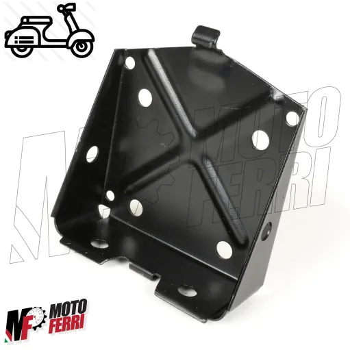 MF0350 Scatola Supporto Porta Batteria Vespa 125 150 200 PX PE Freno a Disco T5 Elestart