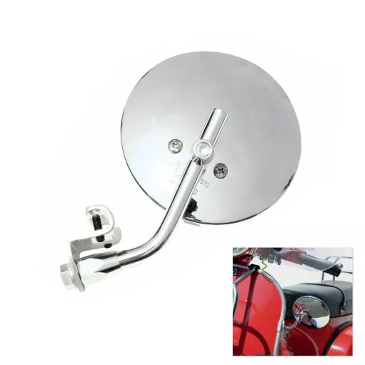 MF0469 Specchio Far Sinistro Destro Attacco Bordo Scudo Vespa d'epoca 50 125 150 200